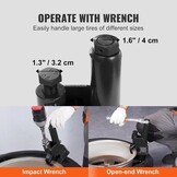 VEVOR Bandenwisselaar Bandenwisselaar 96,5-106,7 mm Verstelbaar, Bandenwisselaar 250x150x120 mm Bandenwisselaar hendel Bandenwisselaar gereedschap Bandenwisselaar Handmatig