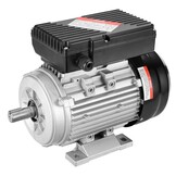 VEVOR Elektromotor 0,75 kW eenfasige luchtcompressormotor, 1400 tpm, AC 220-240 V, 5,45 A, frame 80, B3, 19 mm clavesas, CW/CCW-rotatie voor landbouwmachines en uitrusting