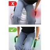 Toiletverhoger 10cm Wit met Armleuningen & Deksel - 58% Korting!