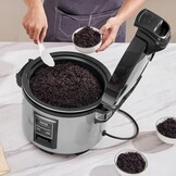 VEVOR Commerciële rijstkoker, rijstkoker met 45 kopjes van 9 liter en voedselwarmer met antiaanbaklaag, snel koken en warm houden 12 uur, met rijstschep, voor restaurant