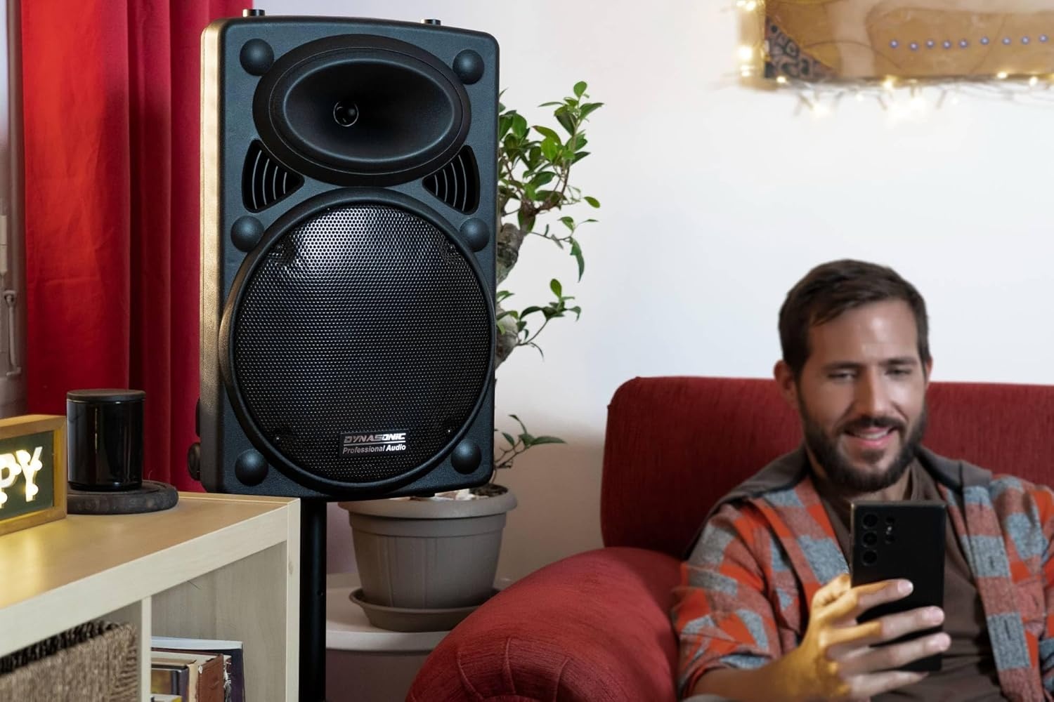 Draagbare Bluetooth Luidspreker DYNAPRO 12 | 700W | incl. Karaoke Microfoons & Statief