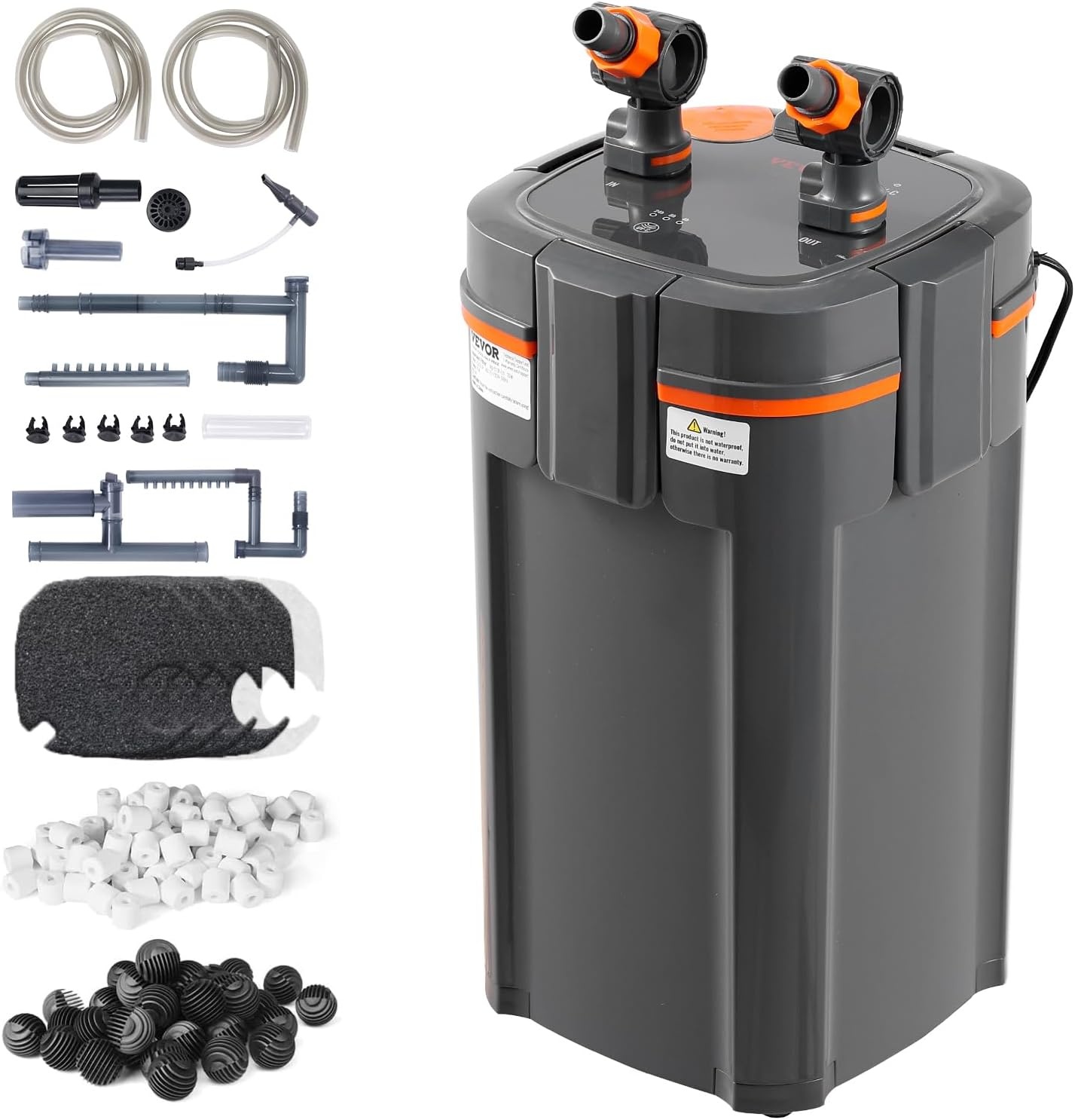 Aquariumfilter Ultrastil | 172 GPH | 8W | UV-sterilisatie | Tot 113,6L