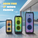 Actieve Party Speaker 800W met LED - 55% Korting!