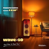 Actieve Party Speaker 800W met LED - 55% Korting!