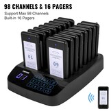 Draadloos Pagersysteem Restaurant (16x Pager) - 34% Korting