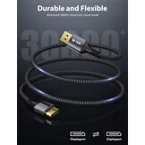DisplayPort 2.1 Kabel 80Gbps - 16K @60Hz - 28% Korting