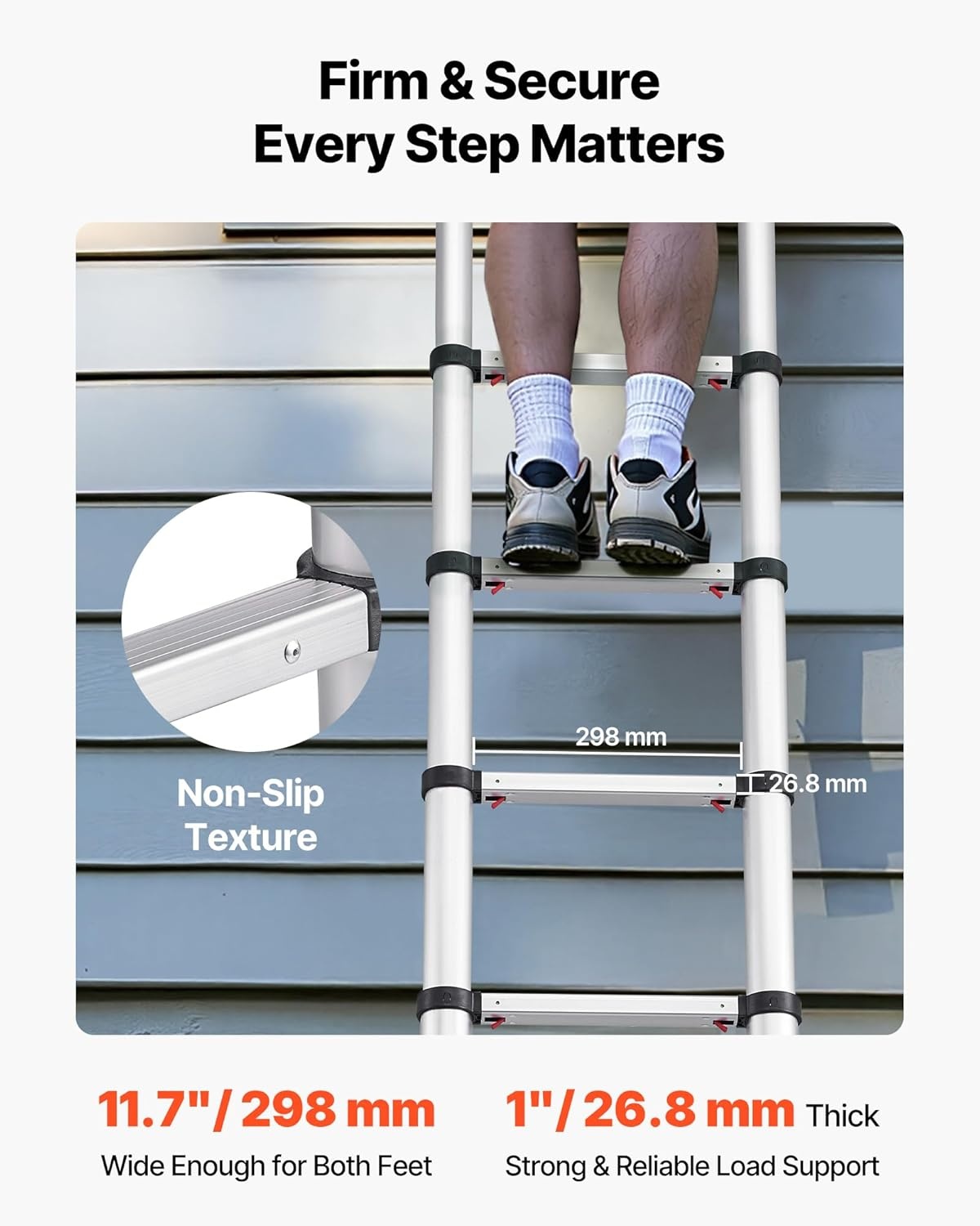 Uitschuifbare Telescoopladder 3.8m Aluminium (54% Korting!)