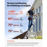 Uitschuifbare Telescoopladder 3.8m Aluminium (54% Korting!)