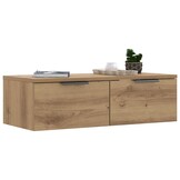 vidaXL Wandkast Hout - 68x30x20cm - Artisanaal Eiken - 33% Korting!