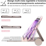 Toetsenbordhoes iPad Air 13" M2 2024 met Touchpad - Spaans - Roze - 27% Korting