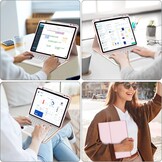 Toetsenbordhoes iPad Air 13" M2 2024 met Touchpad - Spaans - Roze - 27% Korting
