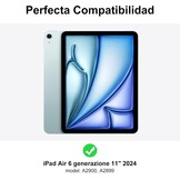 Toetsenbordhoes met Touchpad voor iPad Air 11 (M2) - Spaans - Roze - 27% Korting