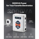 Step-down Spanningsomvormer 3000 VA - 220V naar 110V met Korting!