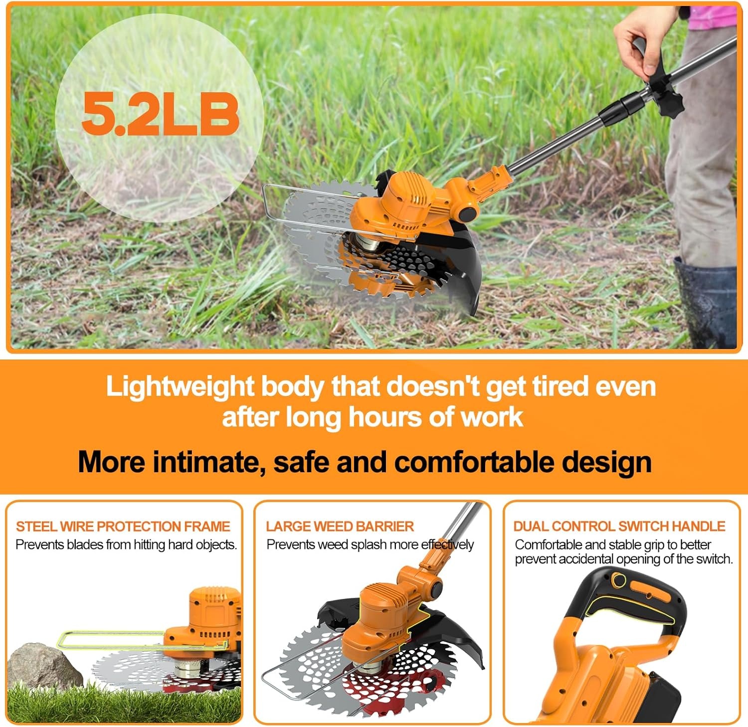 Accu Grastrimmer & Bosmaaier 21V - 54% Korting