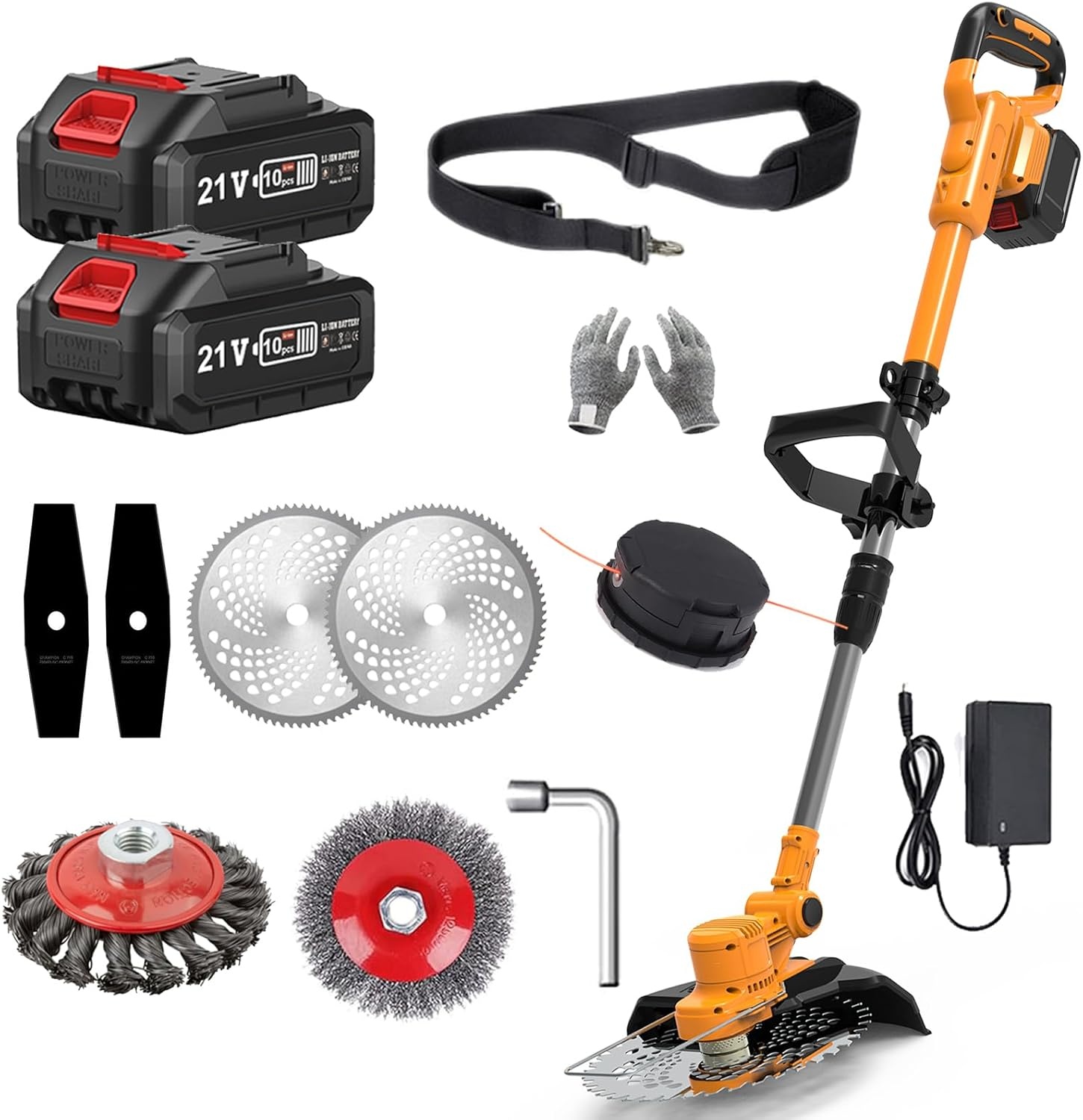 Accu Grastrimmer & Bosmaaier 21V - 54% Korting