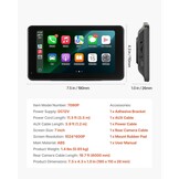 Autoradio met 7" HD Touchscreen: Apple CarPlay & Android Auto - 33% Korting!