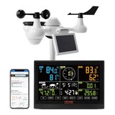 Weerstation 7-in-1: Zonne-energie, 150m Bereik met 34% Korting