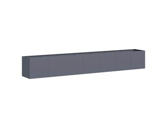 Plantenbak Staal Antraciet 280x40x40 cm - 35% Korting