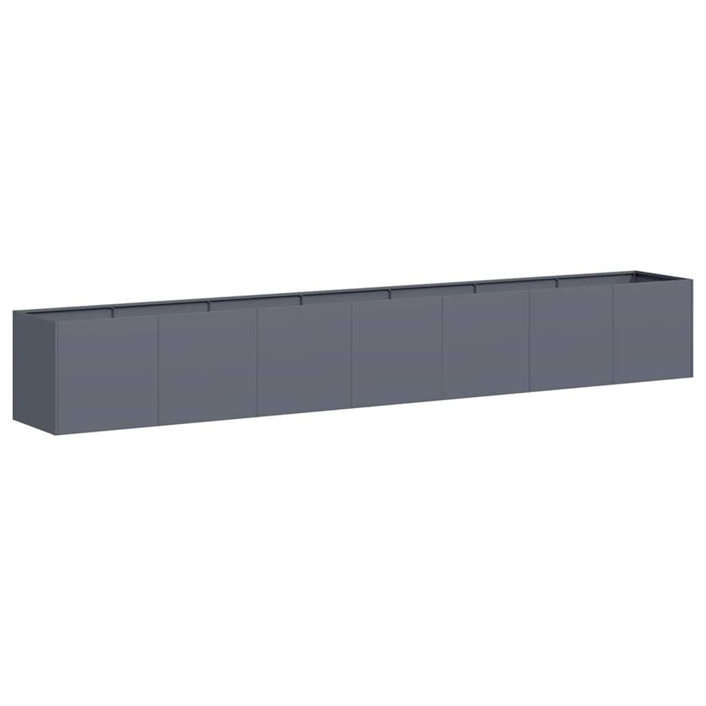 Plantenbak Staal Antraciet 280x40x40 cm - 35% Korting