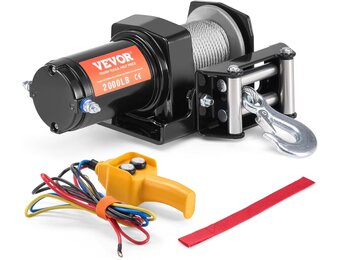 Elektrische Lier ATV/UTV Off-road - 907kg - 12V - 59% Korting