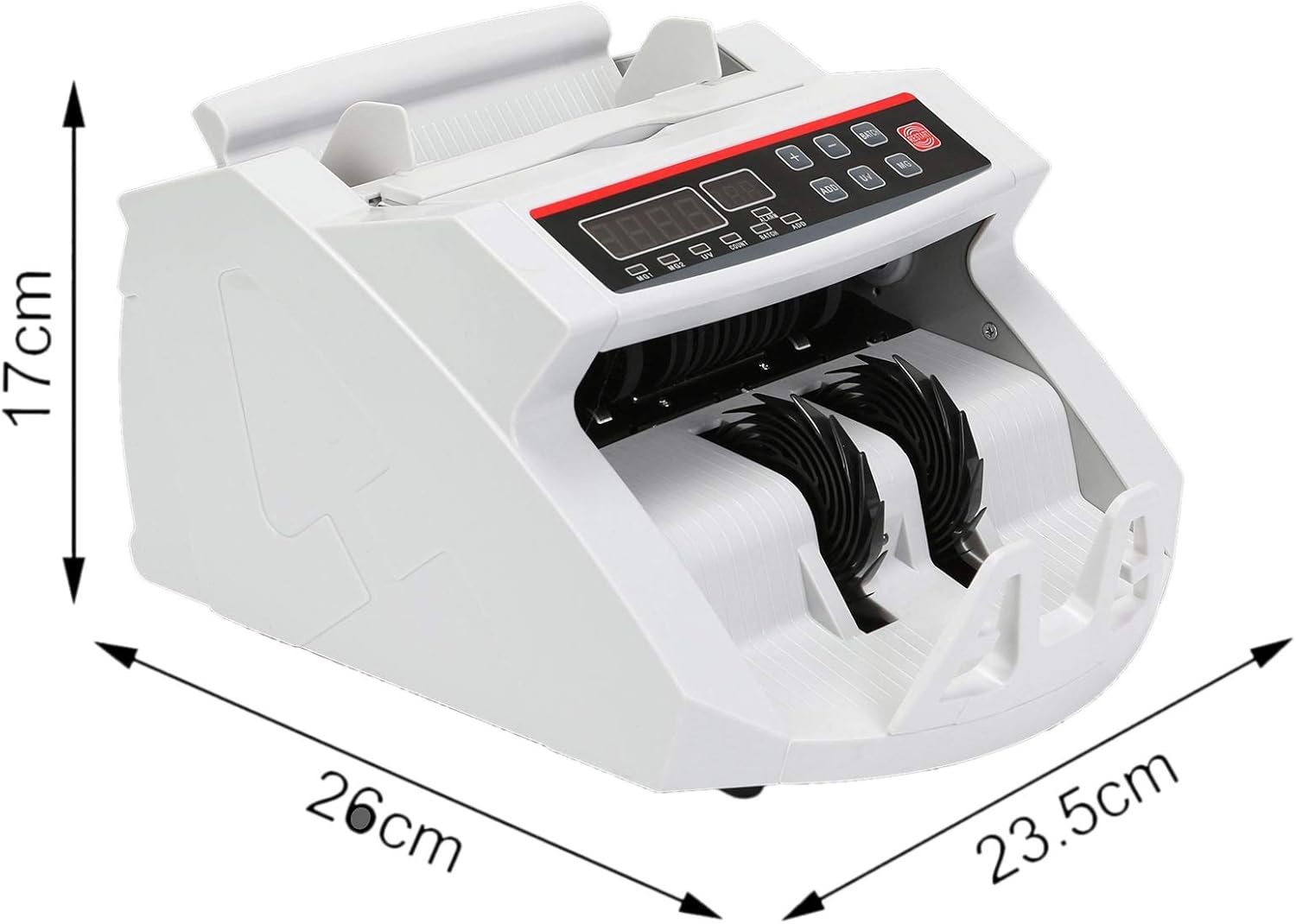 Bankbiljettenteller 1000/min | UV/MG | Telt aantal | 29% korting