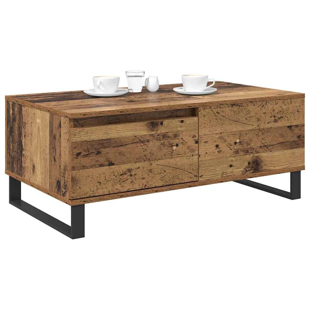 Salontafel met Lade - Oud Hout (34% Korting)