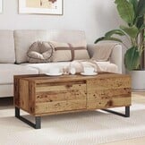 Salontafel met Lade - Oud Hout (34% Korting)