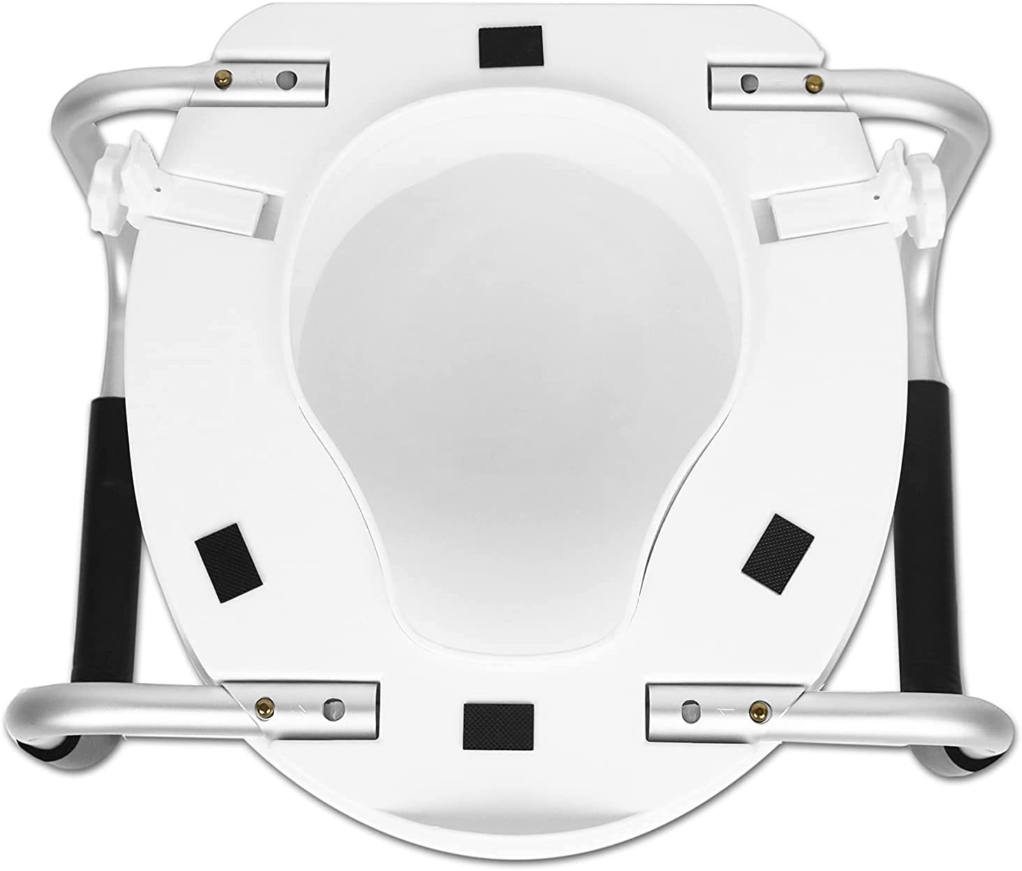 Toiletverhoger 10 cm met Armleuningen & Deksel - Wit (34% Korting!)