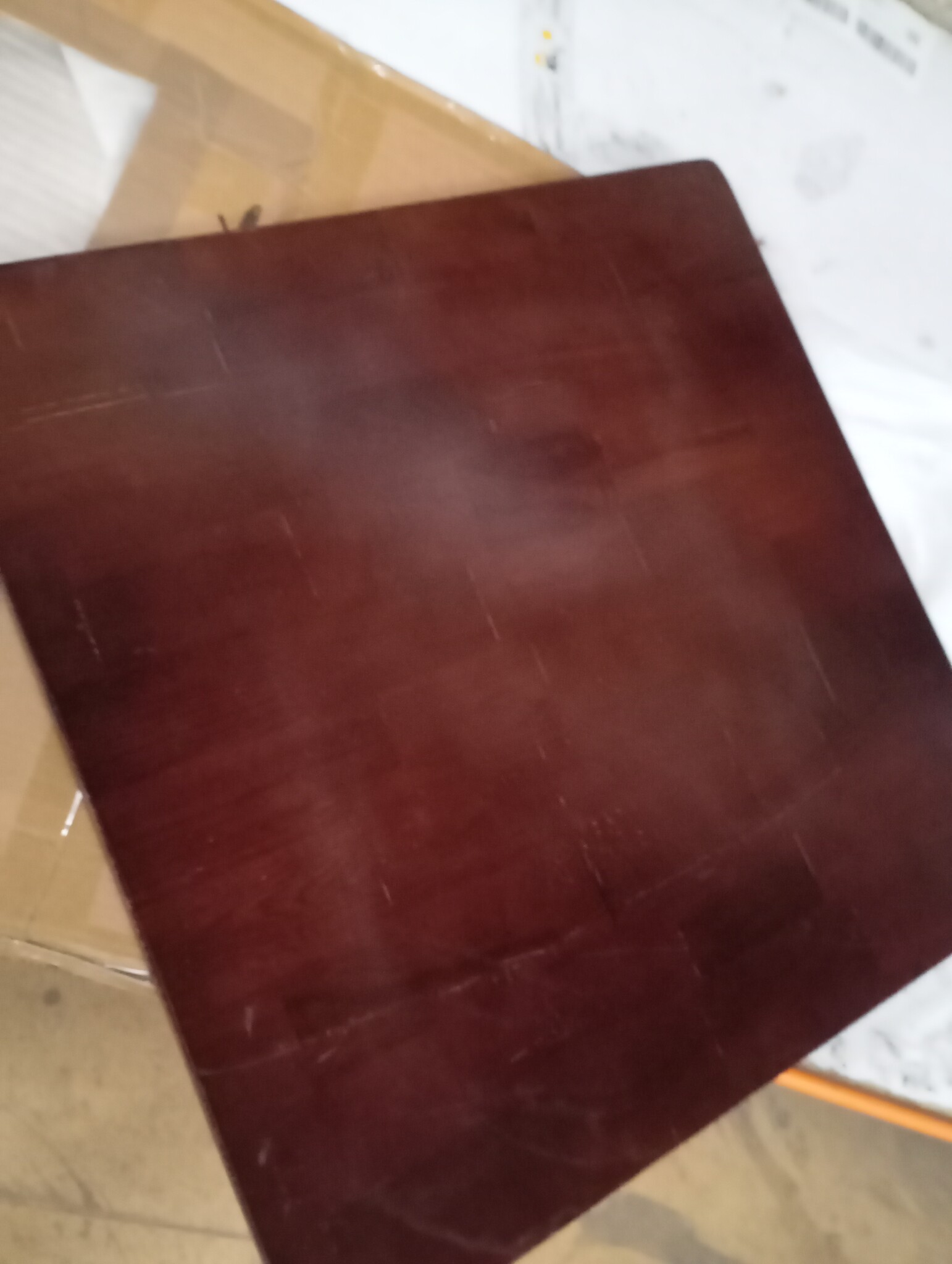 vidaXL Tafelblad Eiken 60x60cm Donkerbruin - 53% Korting