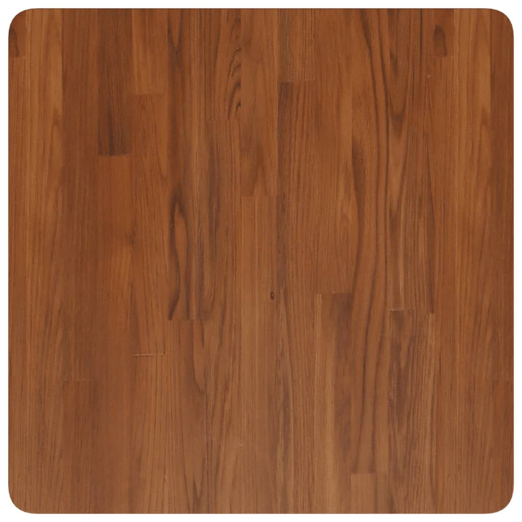 vidaXL Tafelblad Eiken 60x60cm Donkerbruin - 53% Korting