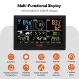 Weerstation Draadloos 7-in-1 met Kleurendisplay - 34% Korting