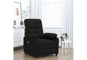 VidaXL Massagestoel Stof Zwart - 35% Korting!