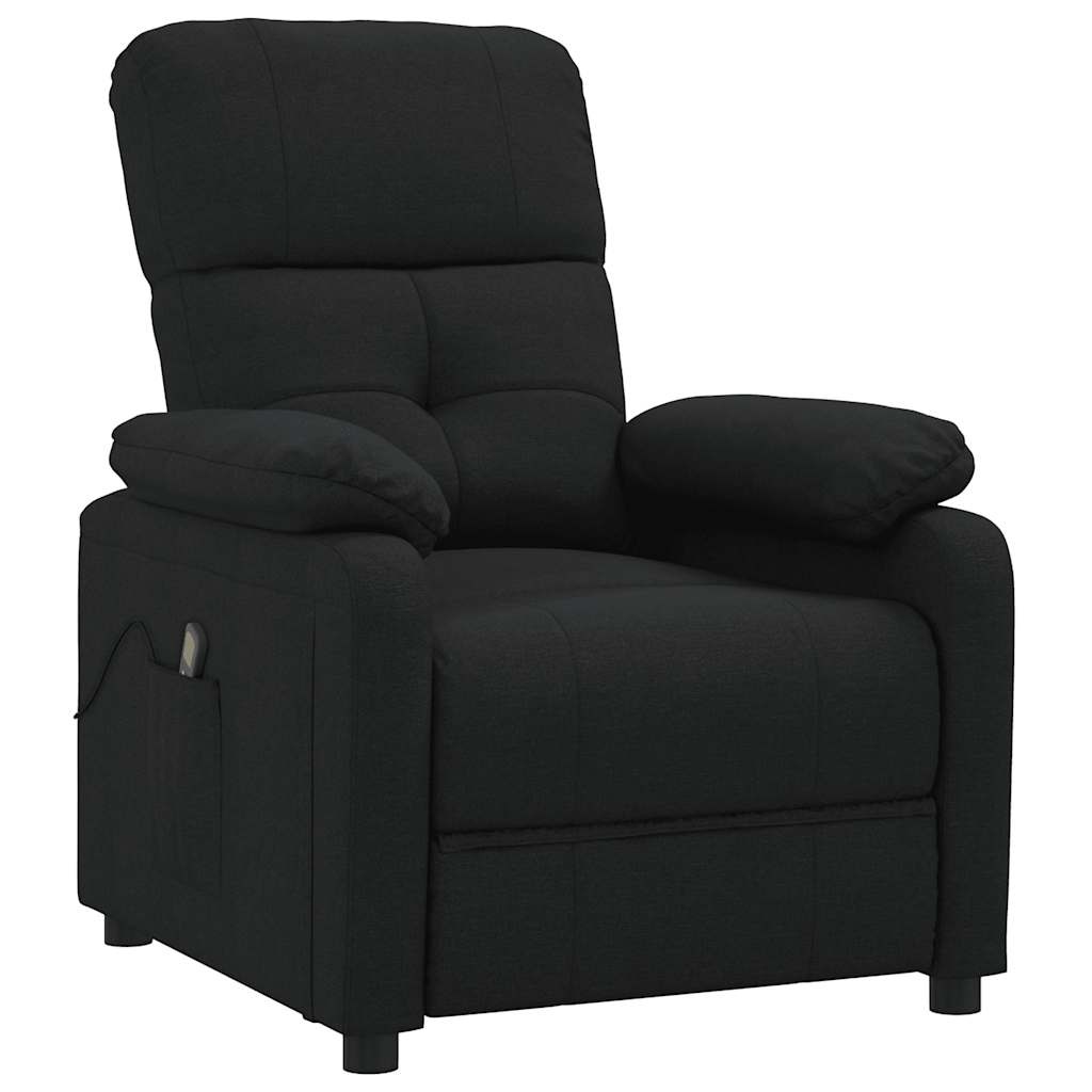 VidaXL Massagestoel Stof Zwart - 35% Korting!