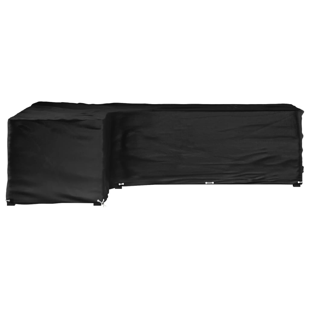 vidaXL L-vormige tuinmeubelhoes 220x285x80cm - 33% Korting
