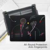 MacBook Air 13" Hardcase met Kandinsky Kunstprint & Protectors (72% Korting)