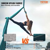 Yoga Hangmat Groen 5x2.8m Nylon - 57% Korting