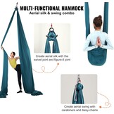 Yoga Hangmat Groen 5x2.8m Nylon - 57% Korting