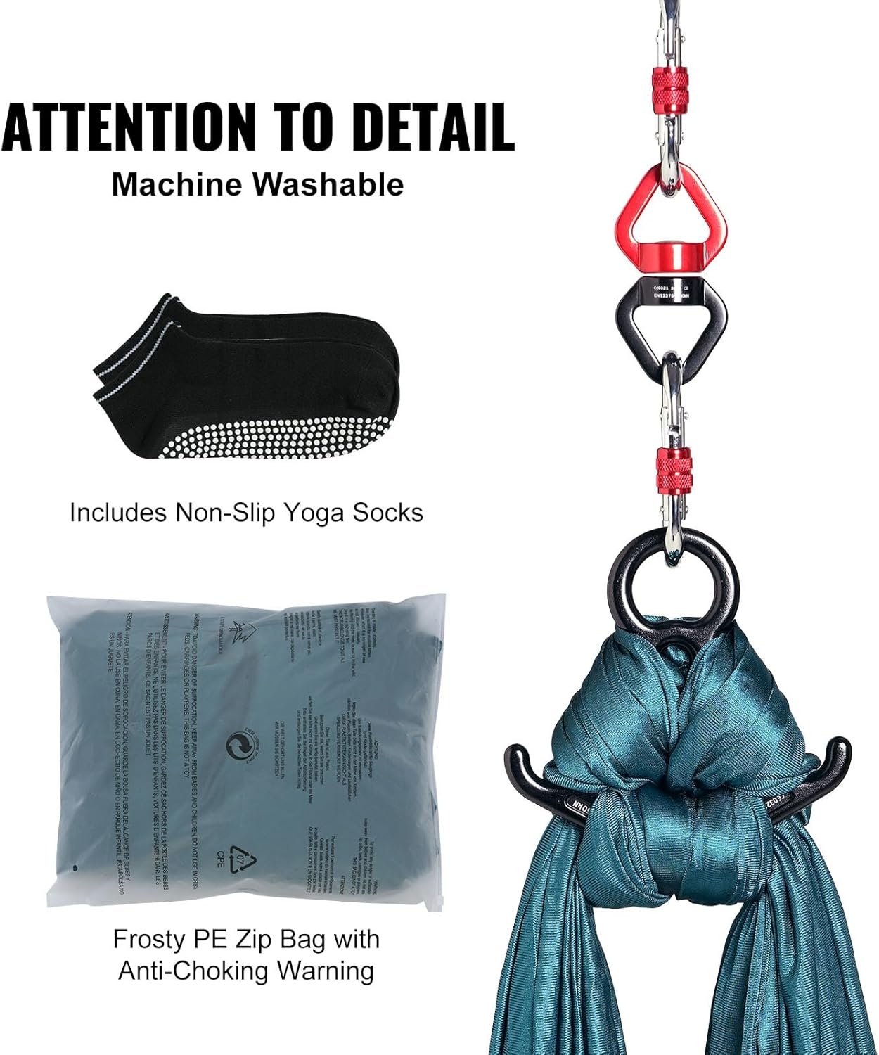 Yoga Hangmat Groen 5x2.8m Nylon - 57% Korting