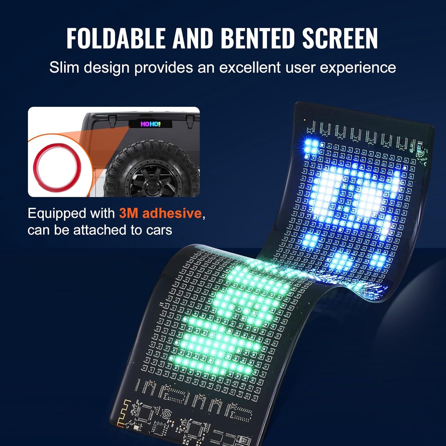 Programmeerbaar LED Paneel RGB 38x10cm | Bluetooth App | 52% Korting