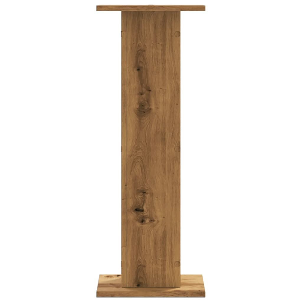 Plantenstandaards Hout 2 stuks 80cm Artisanaal Eiken 29% Korting