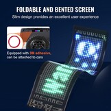 Programmeerbaar LED Paneel RGB 38x10cm - 28% Korting!