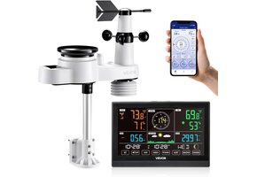 Weerstation 5-in-1 met 7,5" VA Display & Wi-Fi: -41%