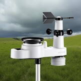 Weerstation 5-in-1 | 7,5" VA Display | Wi-Fi | Zwart