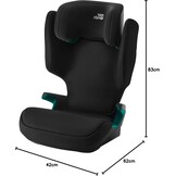 Autostoel Adventure Plus 2 (100-150 cm) - Space Black - 35% Korting
