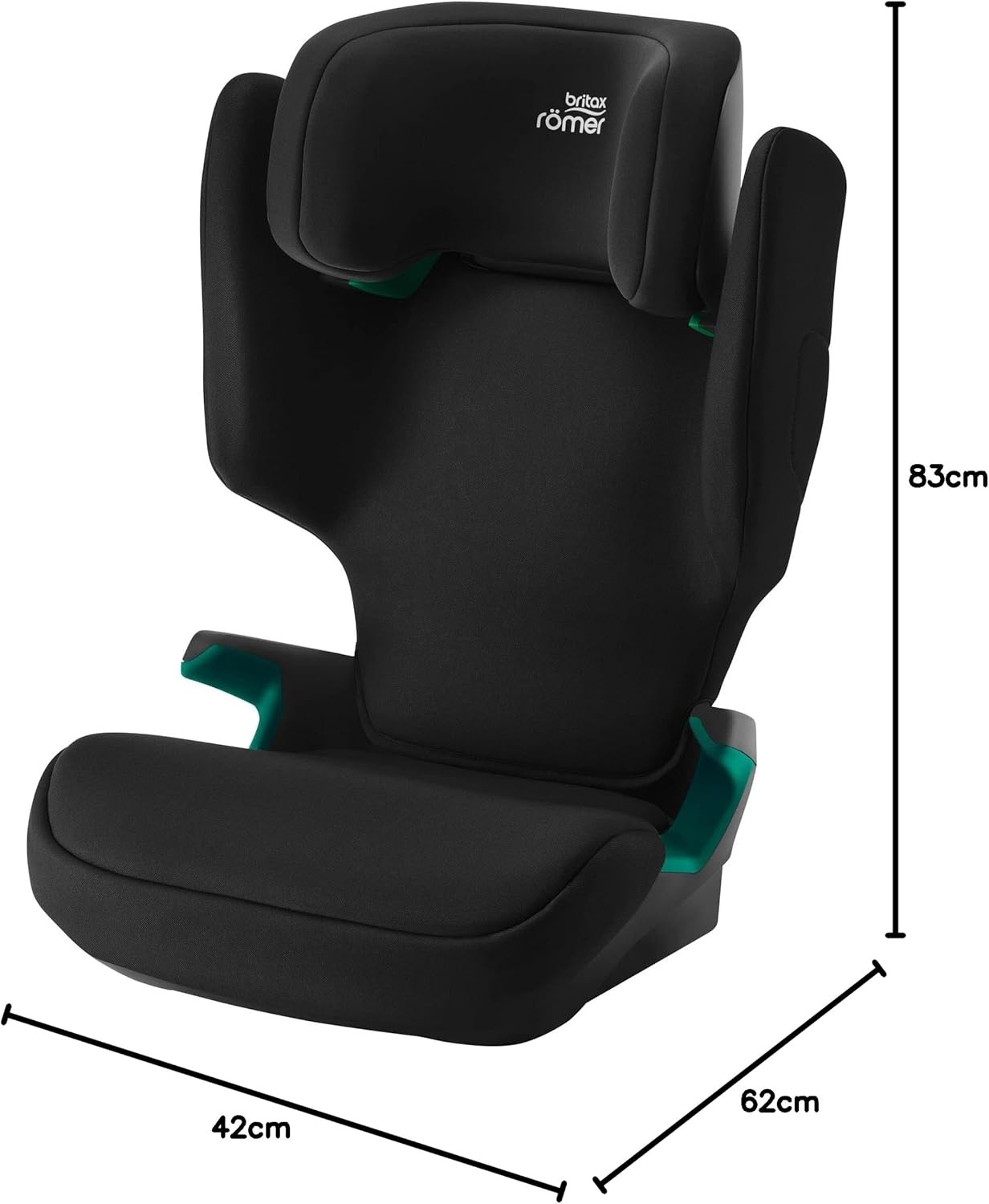 Autostoel Adventure Plus 2 (100-150 cm) - Space Black - 35% Korting