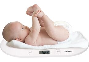 Digitale Babyweegschaal & Huisdier Weegschaal - 55 cm - Wit - 20 kg - 10g Nauwkeurig - 54% Korting