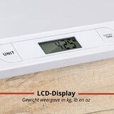 Digitale Babyweegschaal Wit - 20 kg Max - 10g Nauwkeurig - 29% Korting!