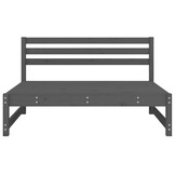 2x Grenenhouten Tuinmiddenbanken Grijs - 120x80 cm - 35% Korting