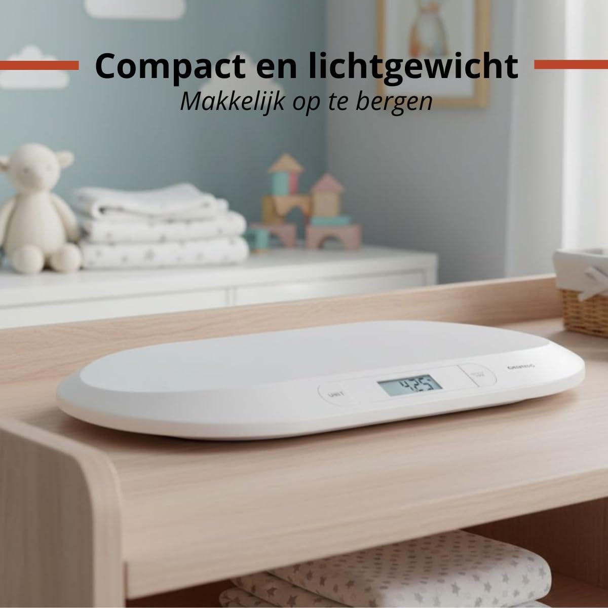 Digitale Babyweegschaal Wit - 20 kg Max - 10g Nauwkeurig - 29% Korting!