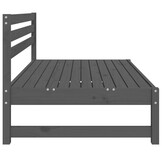 2x Grenenhouten Tuinmiddenbanken Grijs - 120x80 cm - 35% Korting